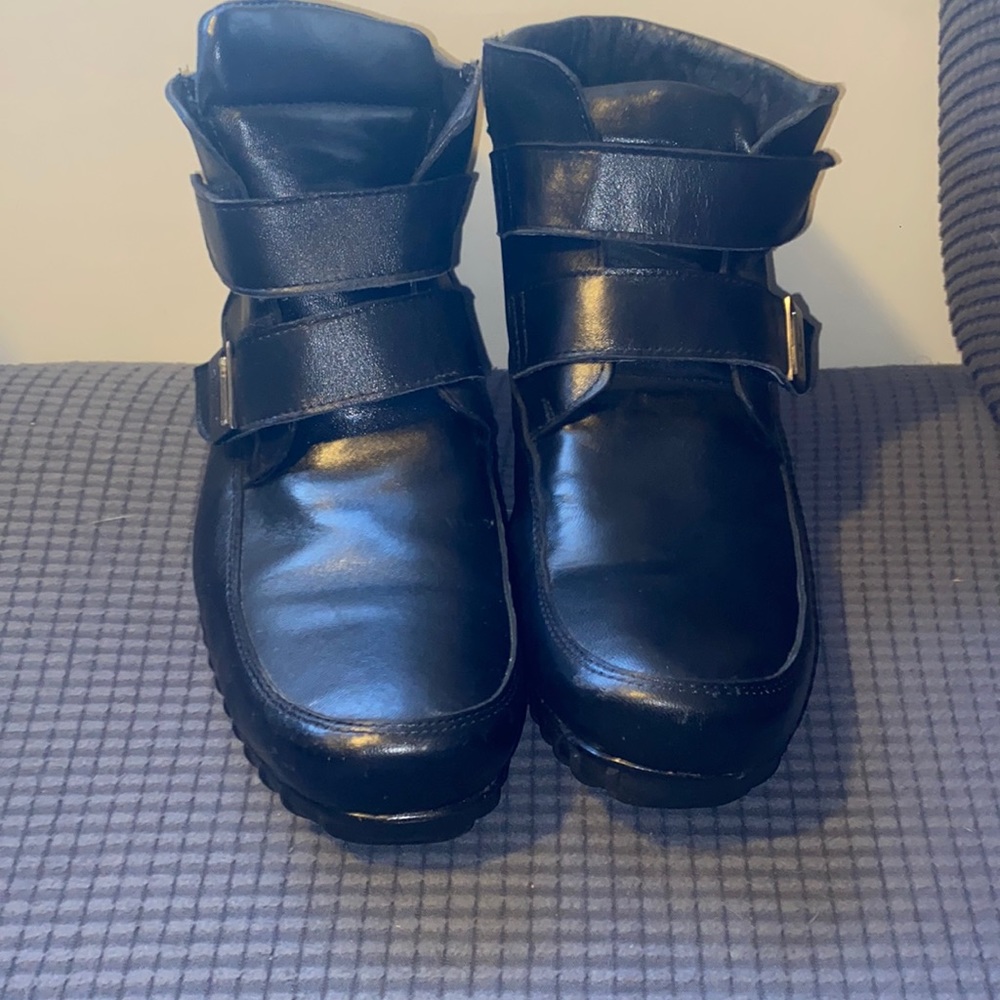 Casual leather ankle boot Michel Domit 6V01 Size 10 Men